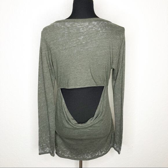 Chaser green white rose guitar graphic open back cutout top size Small - Picture 12 of 12